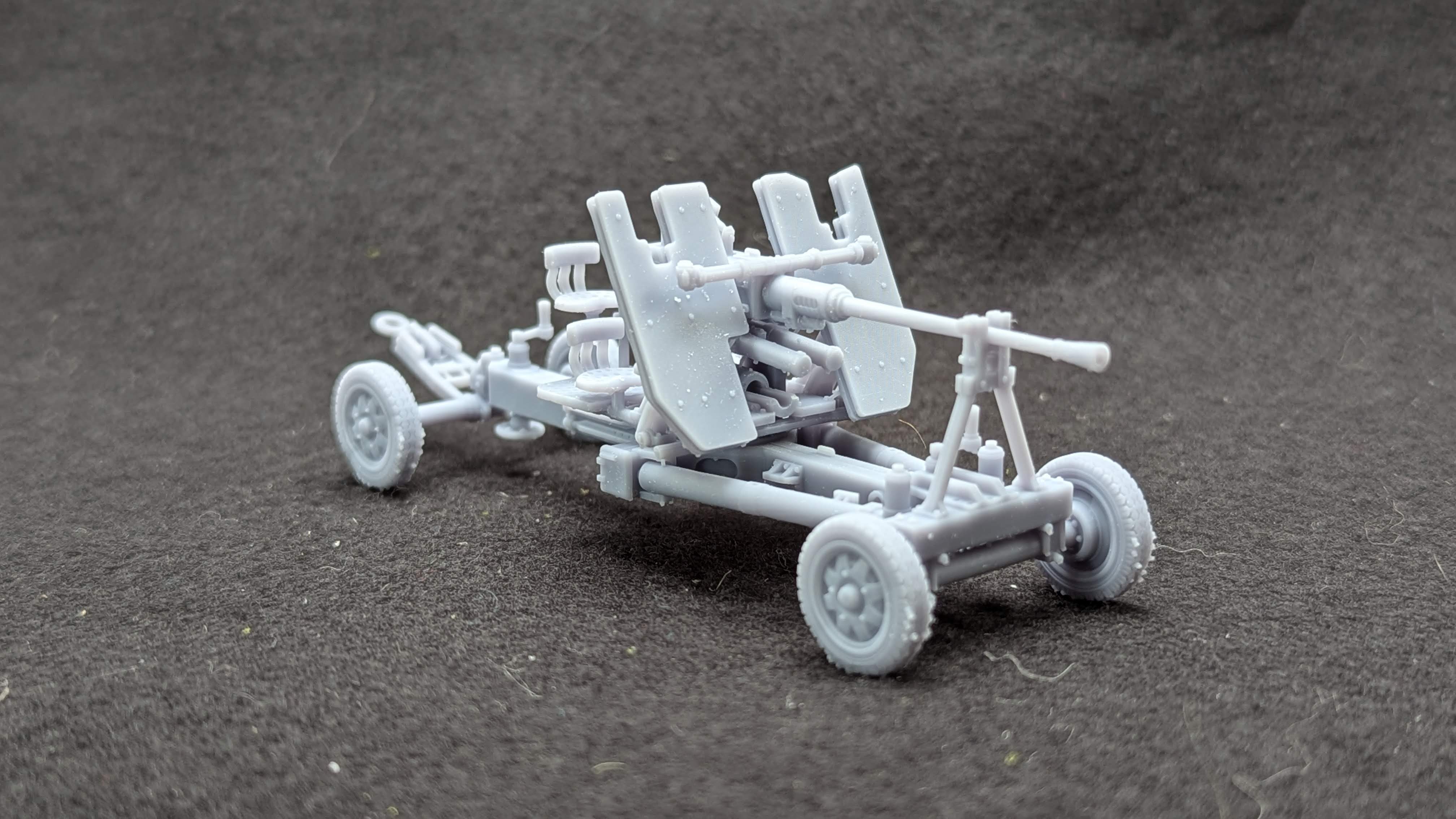 Bofors 40mm anti-aircraft gun - Wz.36 (with shield) (Sweden, Poland, WW2)